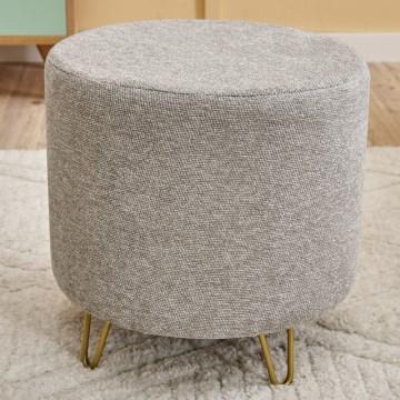 Puf NANI Ø 40 cm cremefarvet