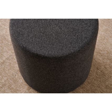 Puf RONDO Ø 40 cm grå