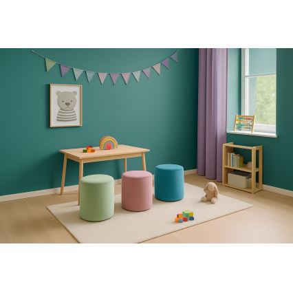 Puf VEX Ø 36 cm lyserød