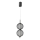 PUMA LED/10W/230V LED Pendel, 14 cm, sort