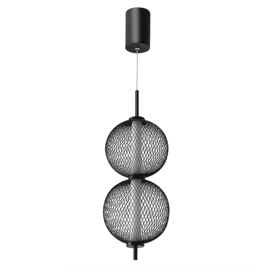 PUMA LED/10W/230V LED Pendel, 14 cm, sort