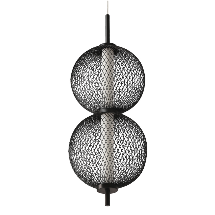 PUMA LED/10W/230V LED Pendel, 14 cm, sort
