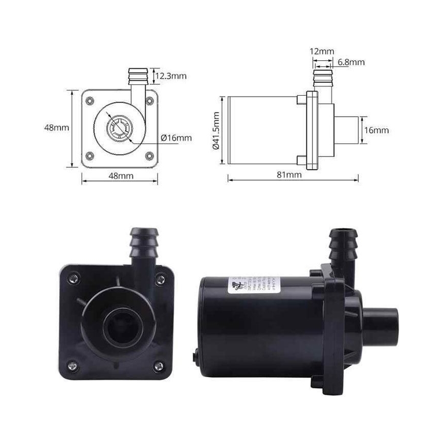 Pumpe 8-24VDC 900 l/time