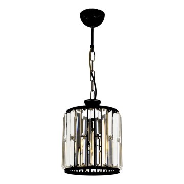 PUNE 1xE27/40W/230V sort kæde lampe