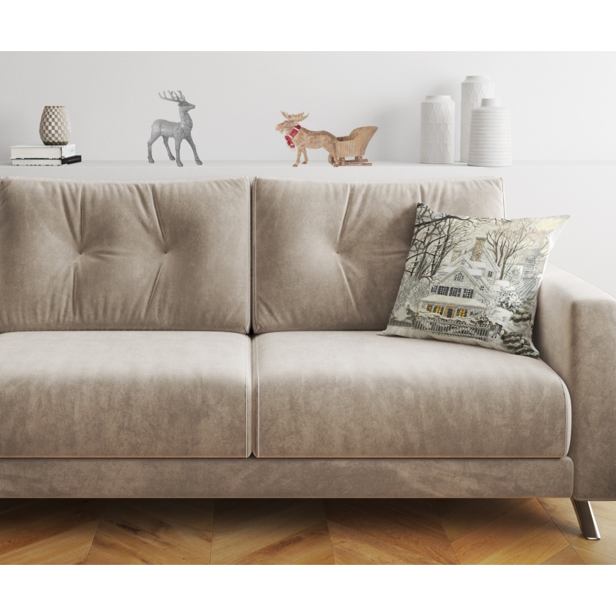 Pyntepude 43x43 cm beige