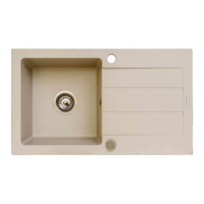 Pyramis 70006701 - Køkkenvask NEXT 76x44 cm granit/beige