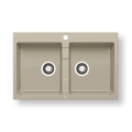 Pyramis 70053101 - Køkkenvask SPARTA 78x50 cm granit/beige