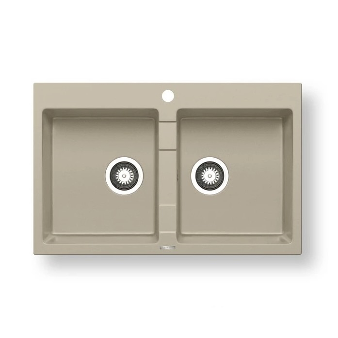 Pyramis 70053101 - Køkkenvask SPARTA 78x50 cm granit/beige