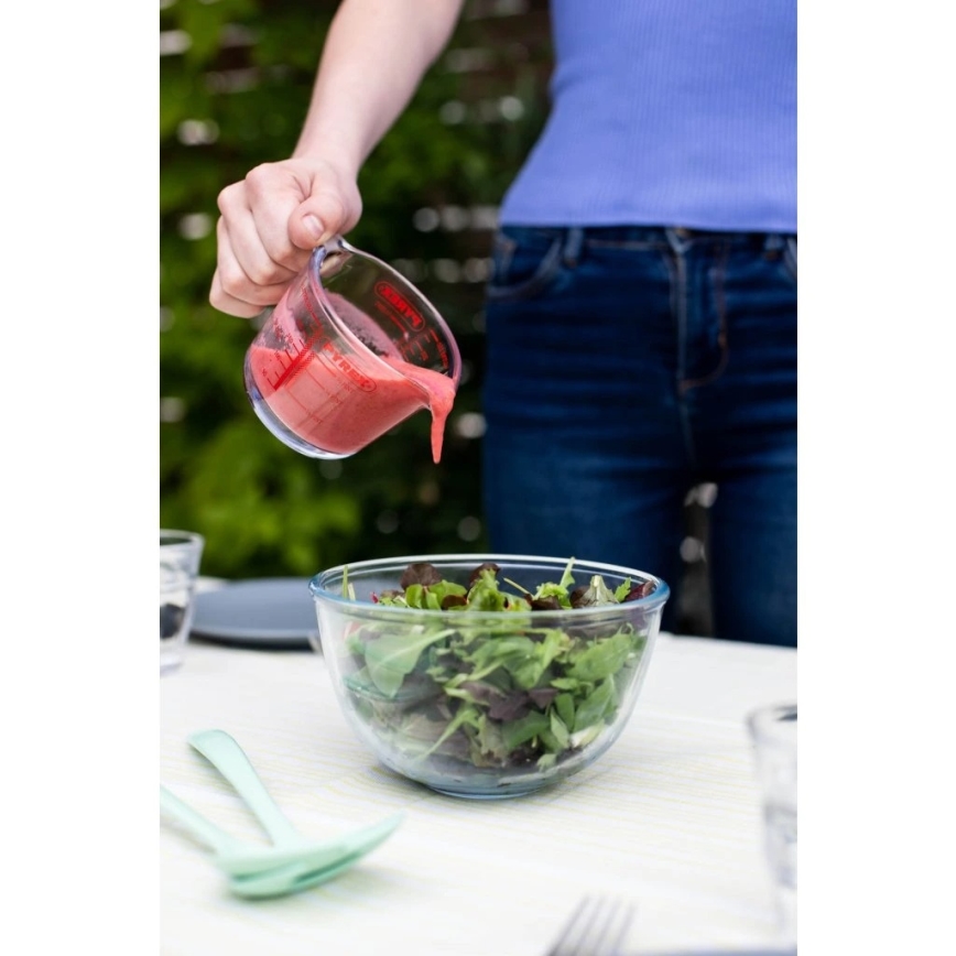 PYREX målebæger i glas, 0,25 l