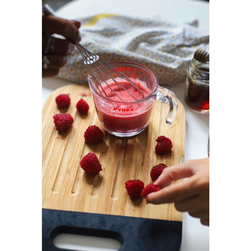 PYREX målebæger i glas, 0,25 l