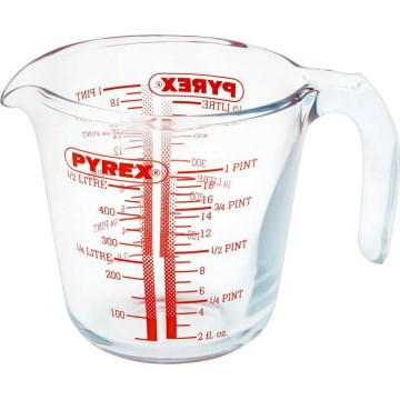 PYREX målebæger i glas 0,5 l