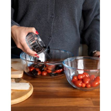 PYREX ovnfast fad med låg, 3 l
