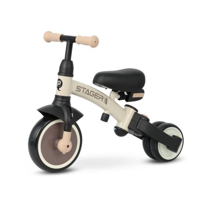 QPlay - 3-i-1 børnetrehjuler STAGER beige