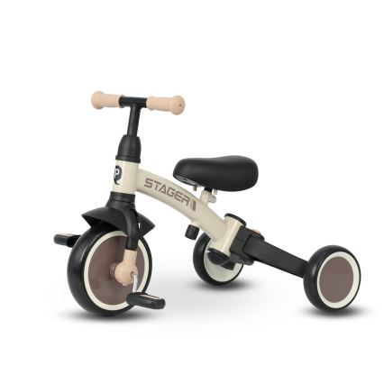 QPlay - 3-i-1 børnetrehjuler STAGER beige