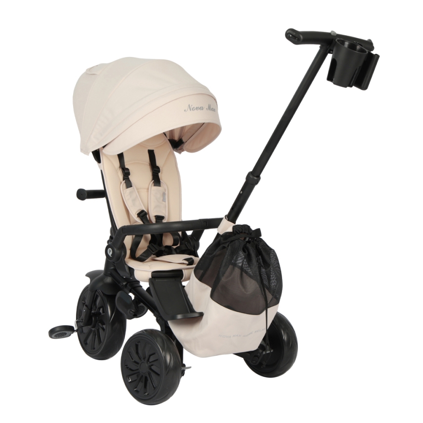QPlay - 5-i-1 børnetrehjul NOVA MAX beige
