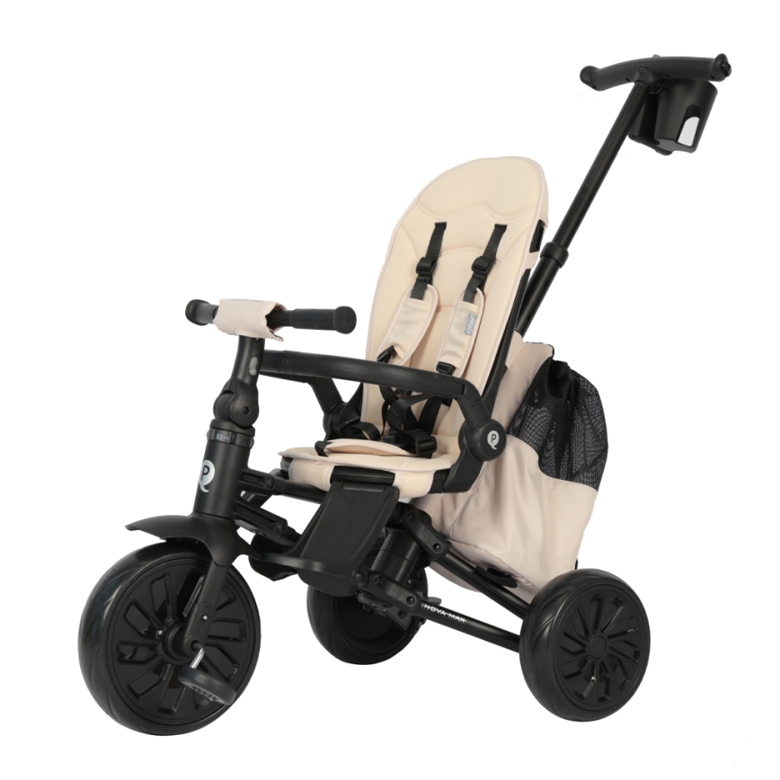 QPlay - 5-i-1 børnetrehjul NOVA MAX beige