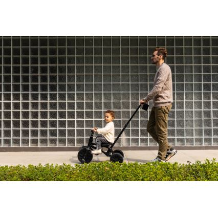 QPlay - 5-i-1 børnetrehjul NOVA MAX, sort
