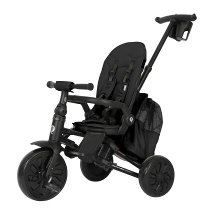 QPlay - 5-i-1 børnetrehjul NOVA MAX, sort