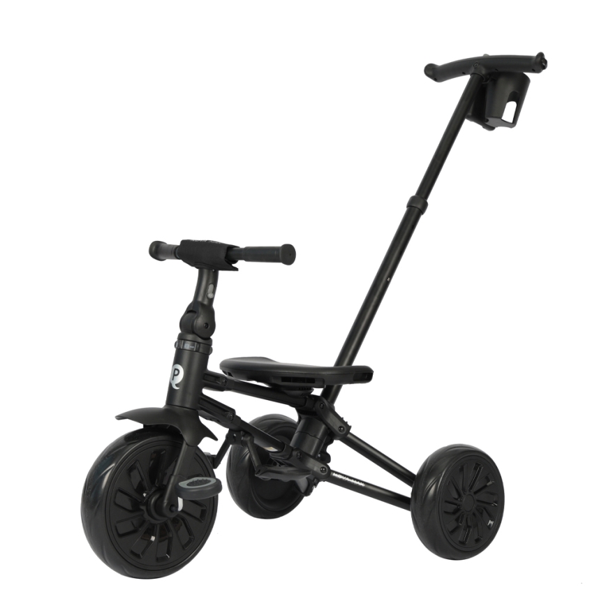 QPlay - 5-i-1 børnetrehjul NOVA MAX, sort