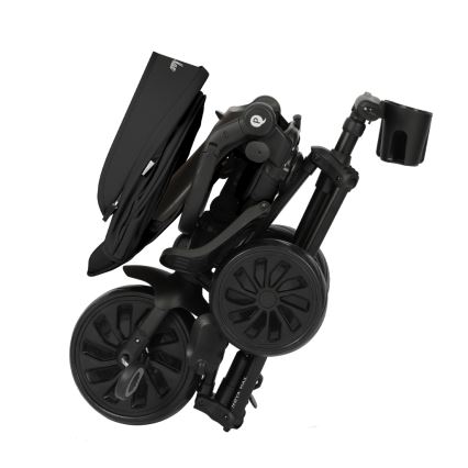 QPlay - 5-i-1 børnetrehjul NOVA MAX, sort