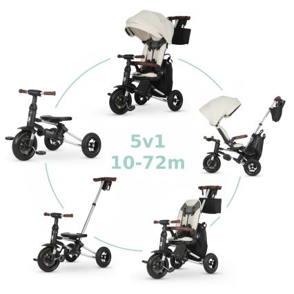 QPlay - Børnetrehjuler 5 i 1 NOVA DELUXE beige