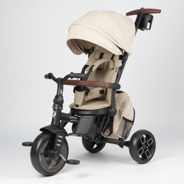 QPlay - Børnetrehjuler 8-i-1 COMFO MAX beige
