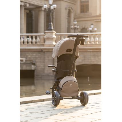 QPlay - Børnetrehjuler 8-i-1 COMFO MAX beige