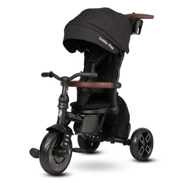 QPlay - Børnetrehjuler 8-i-1 COMFO MAX sort