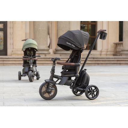QPlay - Børnetrehjuler 8-i-1 COMFO MAX sort
