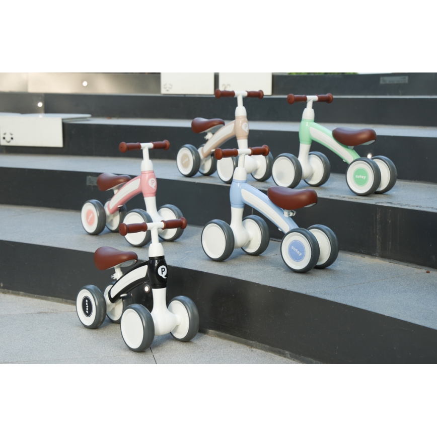 QPlay - Løbecykel CUTEY-5 sort