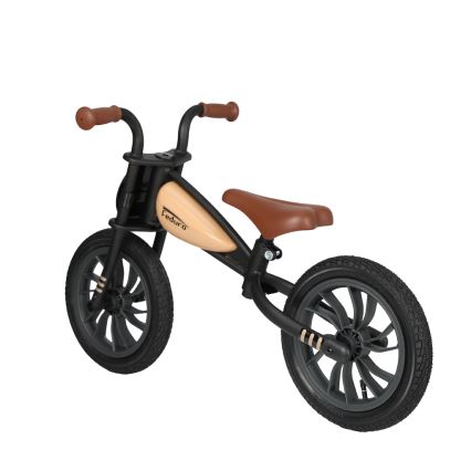 QPlay - Løbecykel FEDURO sort/beige