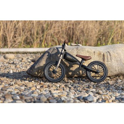 QPlay - Løbecykel FEDURO sort/guldfarvet
