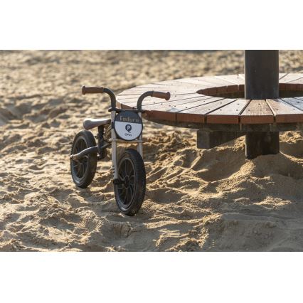 QPlay - Løbecykel FEDURO sort/guldfarvet