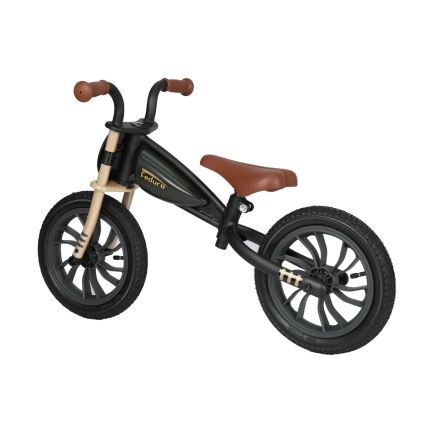 QPlay - Løbecykel FEDURO sort/guldfarvet