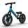 QPlay - Løbecykel med LED-lys på hjul SPARK blå
