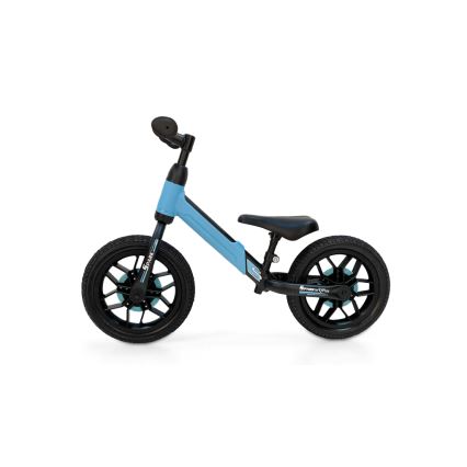 QPlay - Løbecykel med LED-lys på hjul SPARK blå