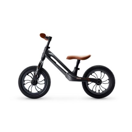 QPlay - Løbecykel RACER AIR sort/brun