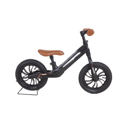 QPlay - Løbecykel RACER AIR sort/brun