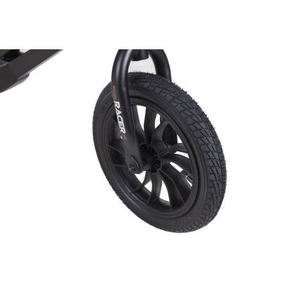 QPlay - Løbecykel RACER AIR sort/brun