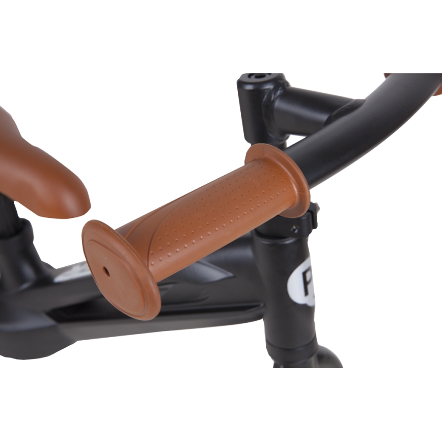 QPlay - Løbecykel RACER AIR sort/brun