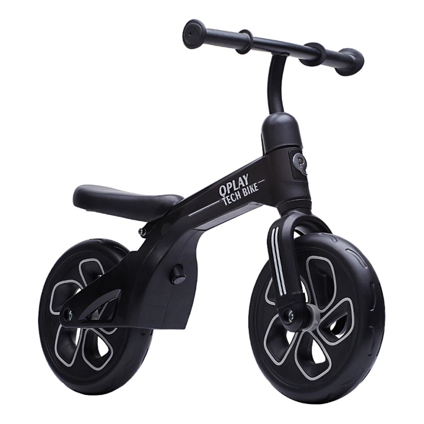 QPlay - Løbecykel TECH sort