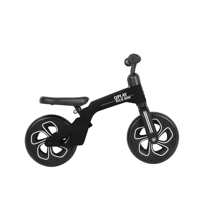 QPlay - Løbecykel TECH sort
