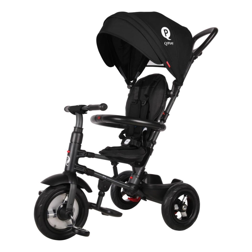 QPlay - Trehjulet cykel 3-i-1 RITO AIR sort