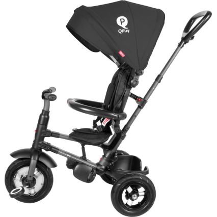 QPlay - Trehjulet cykel 3-i-1 RITO AIR sort