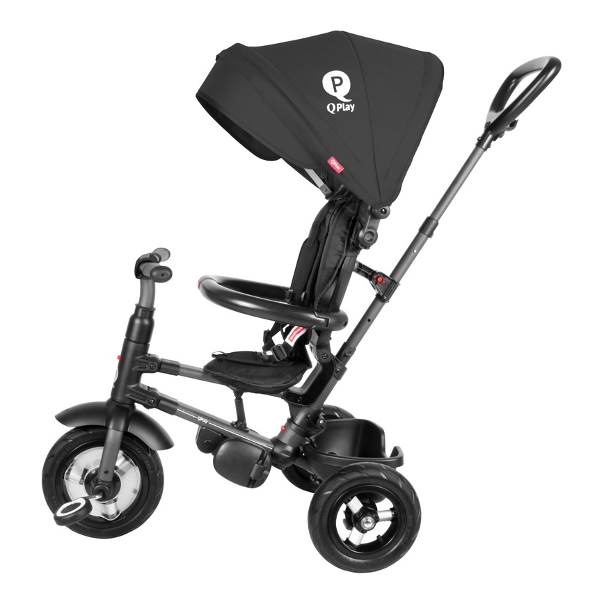 QPlay - Trehjulet cykel 3-i-1 RITO AIR sort
