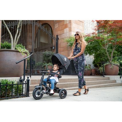 QPlay - Trehjulet cykel 3-i-1 RITO AIR sort