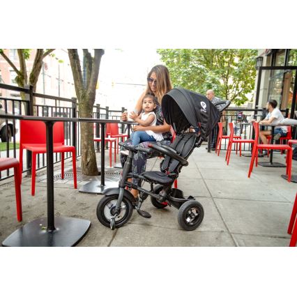 QPlay - Trehjulet cykel 3-i-1 RITO AIR sort