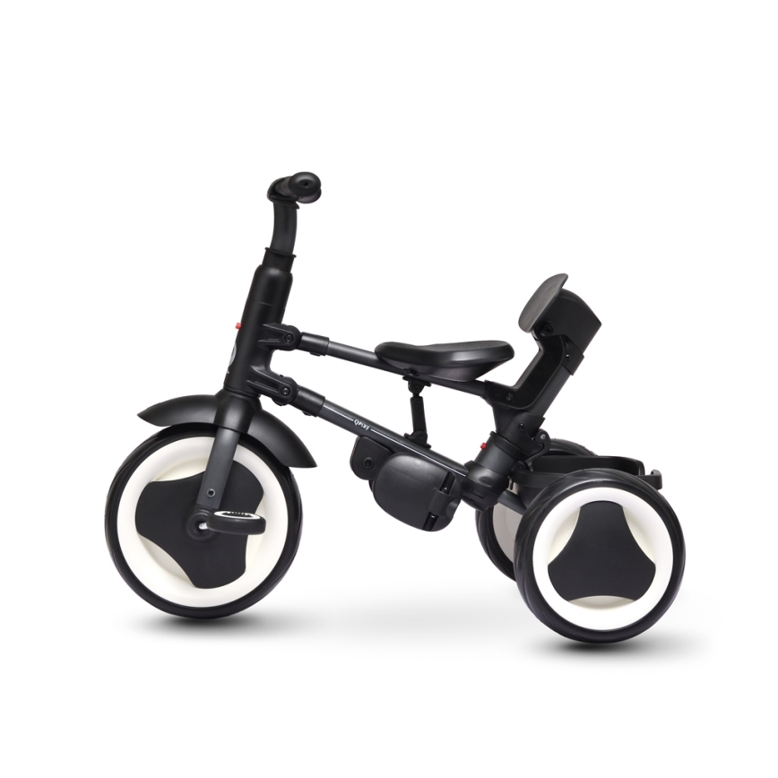 QPlay - Trehjulet cykel 3-i-1 RITO EVA sort