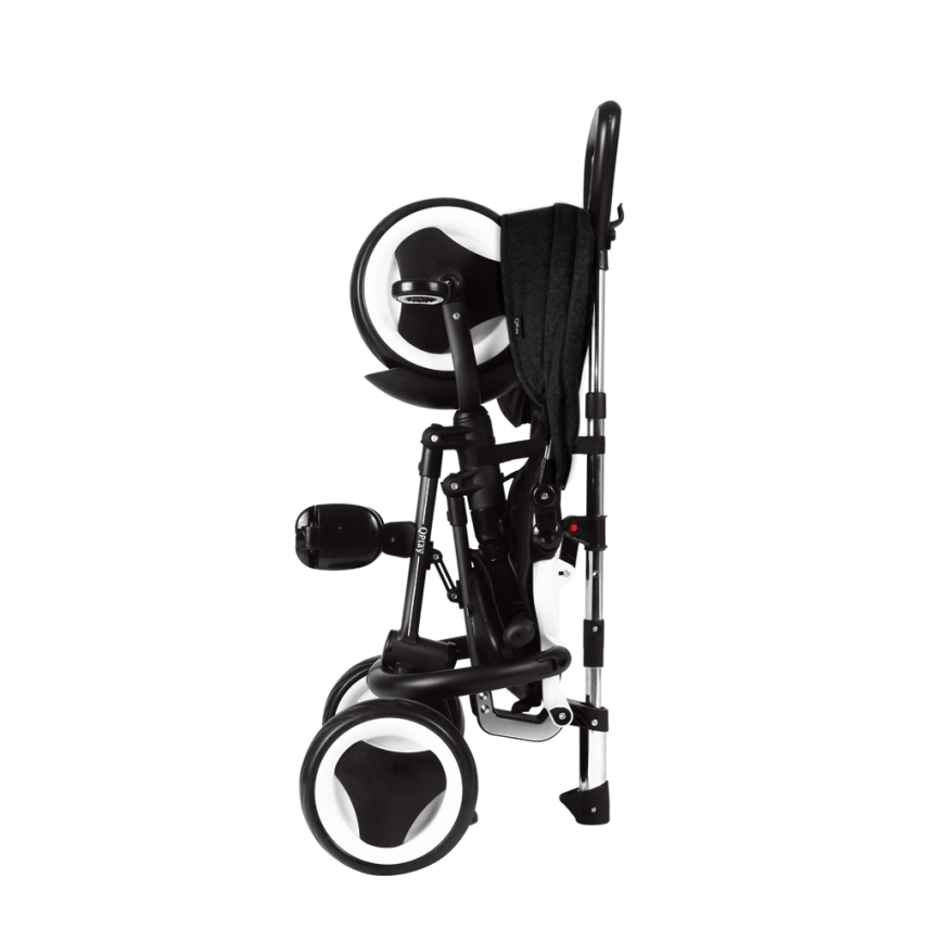 QPlay - Trehjulet cykel 3-i-1 RITO EVA sort