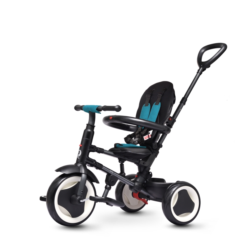QPlay - Trehjulet cykel 3-i-1 RITO EVO turkis